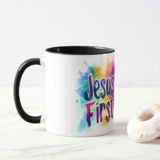 Caneca Tasse personnalisé Jesus First