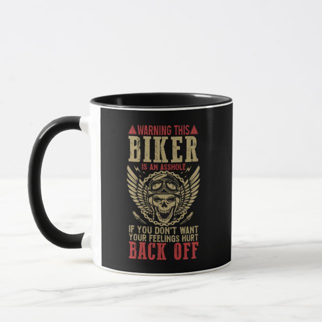 Caneca Tasse pour les passionné de moto. (Esquerda)