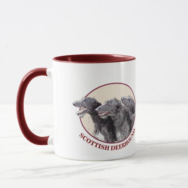 Caneca Tasse Trio bordeau (Esquerda)