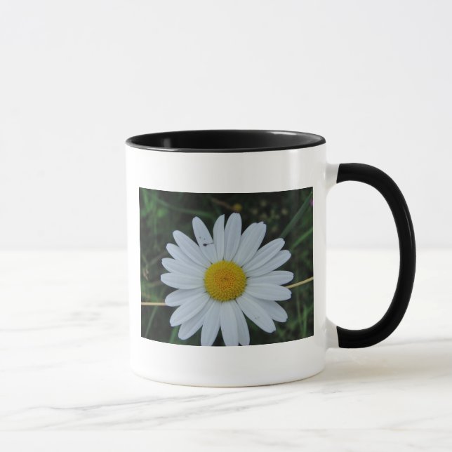 Caneca Tasse weisse Margeritenblüte (Direita)