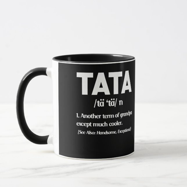Caneca Tata definition funny Grandpa (Esquerda)