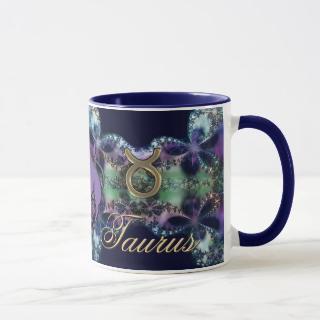 Caneca Taurus do sinal do zodíaco da astrologia o (Direita)
