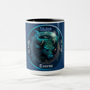 Caneca Taurus Zodiac Personalizável