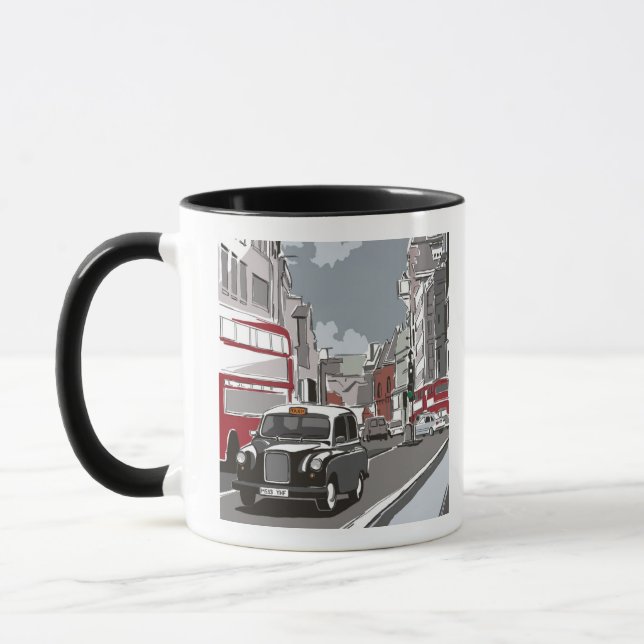 Caneca Táxi em Londres (Esquerda)