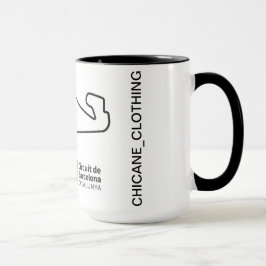 Caneca Taza circuito circuito de barcelona 
