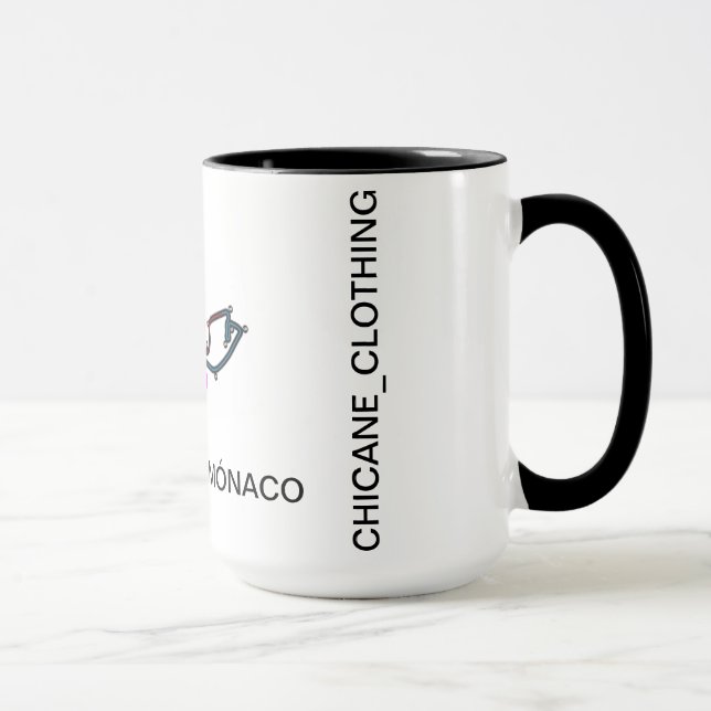 Caneca Taza circuito circuito de MONACO (Direita)