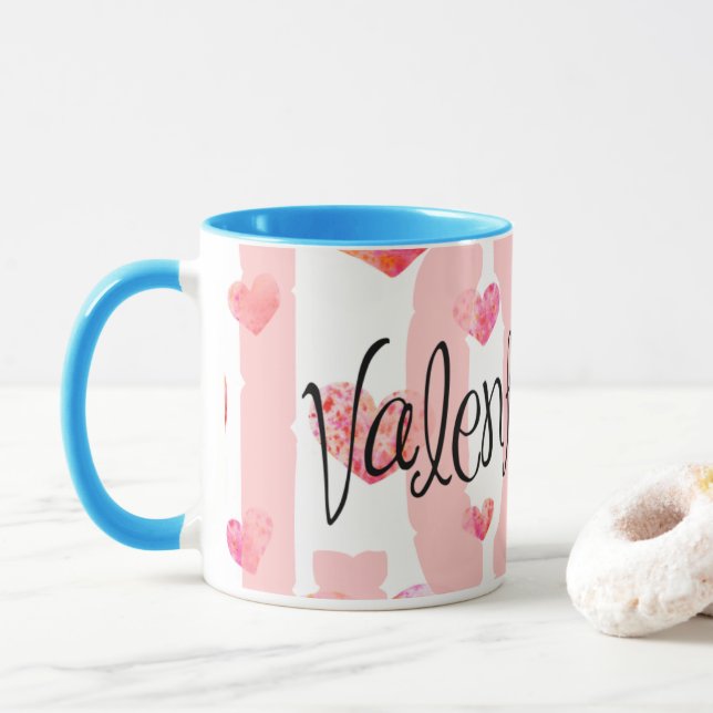 Caneca Taza Clásica Love 💖 Colección Con Mucho Amor ❤️  (Com Donut)
