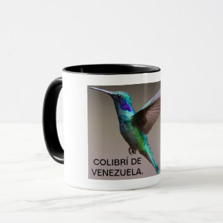 CANECA TAZA COLIBRÍ DE VENEZUELA.