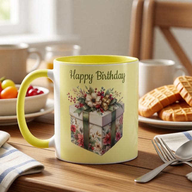 Caneca Taza de cumpleaños  (Criador carregado)