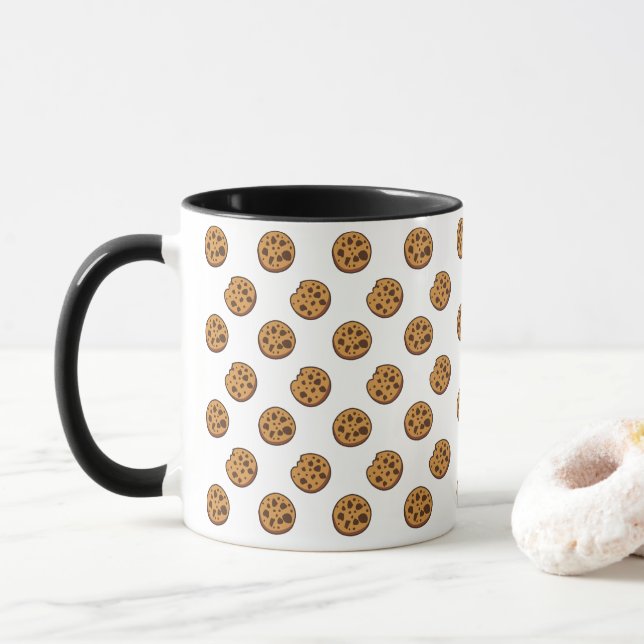 Caneca Taza galletas chispas de chocolate (Com Donut)