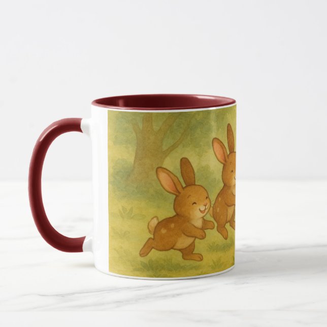 Caneca Taza grupo de conejos  (Esquerda)
