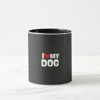 Caneca Taza/ i love my dog