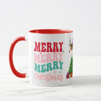 Caneca Taza Merry Christmas, Feliz Navidad 