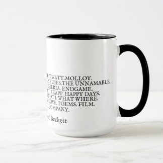 Caneca Taza Obra Samuel Beckett