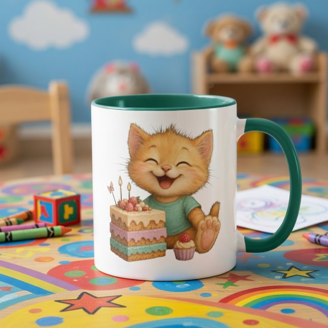 Caneca Taza para cumpleaños infantil (Criador carregado)