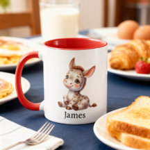 Taza para niños con diseño de adorable animalito