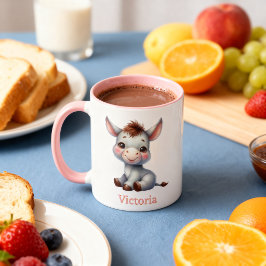 Caneca Taza para niños personalizada con diseño de animal
