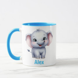 Caneca Taza para niños personalizada con diseño de animal