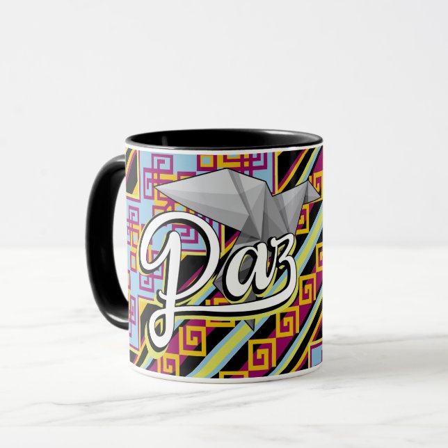 Caneca Taza Personalizada Paz (Frente Esquerda)
