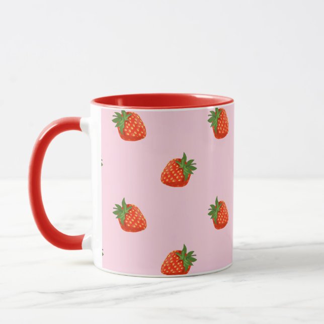 Caneca Taza Strawberries (Esquerda)