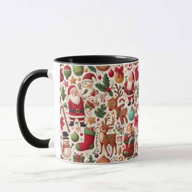 Caneca tazas navideñas (Esquerda)
