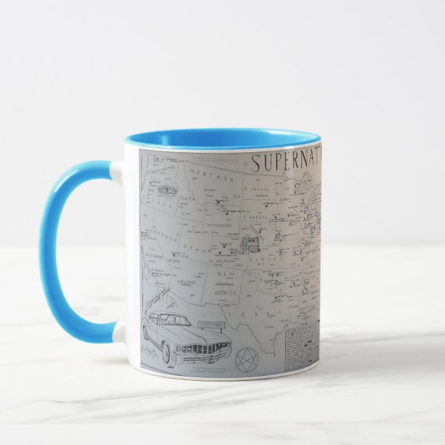 Caneca Tazza Mappa Kansas (Esquerda)