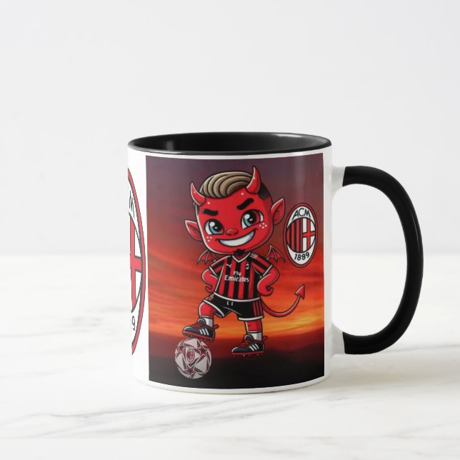 Caneca Tazza Milan calcio (Direita)