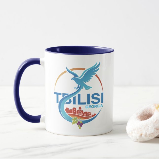 Caneca Tbisili Geórgia Europa Oriental (Com Donut)