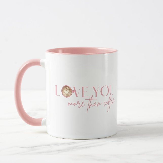 Caneca Te Amo Mais Que Café Mug (Esquerda)