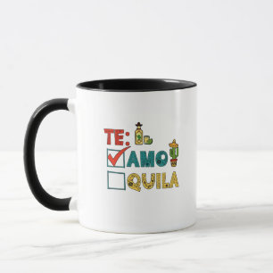 Caneca Te Amo Tequila Cinco De Mayo Funny