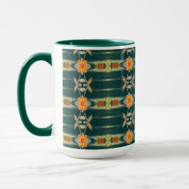 Caneca Teal Green Elegant - Coffee Mug