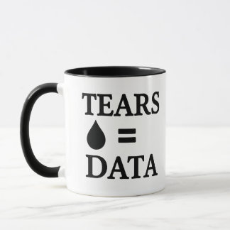 Caneca Tears Equal Data
