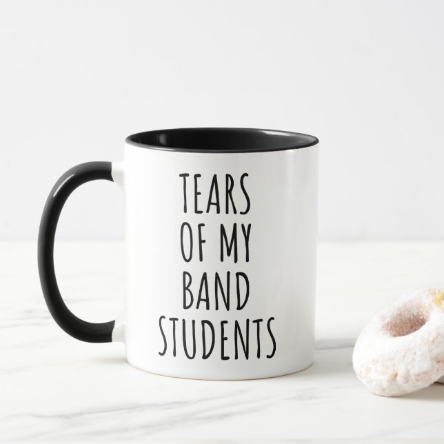 Caneca Tears Of My Band Students Funny Teacher (Com Donut)