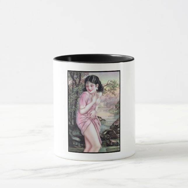 Caneca Teasin Stream Oasis por Shanghai China Girl (Centro)