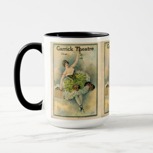 Caneca Teatro de Garrick Thespian Garrick, Chicago, 1910 (Esquerda)