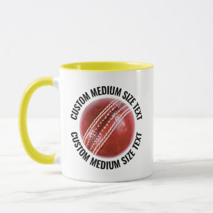 Caneca Tecido Médio YELLOW Combo 11oz Cricket Personaliza