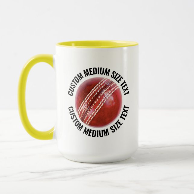 Caneca Tecido Médio YELLOW Combo 15oz Cricket Personaliza (Esquerda)