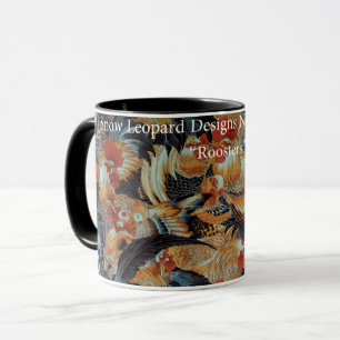 Caneca Tecido Philip Jacobs Designs-leopardo-de-neve