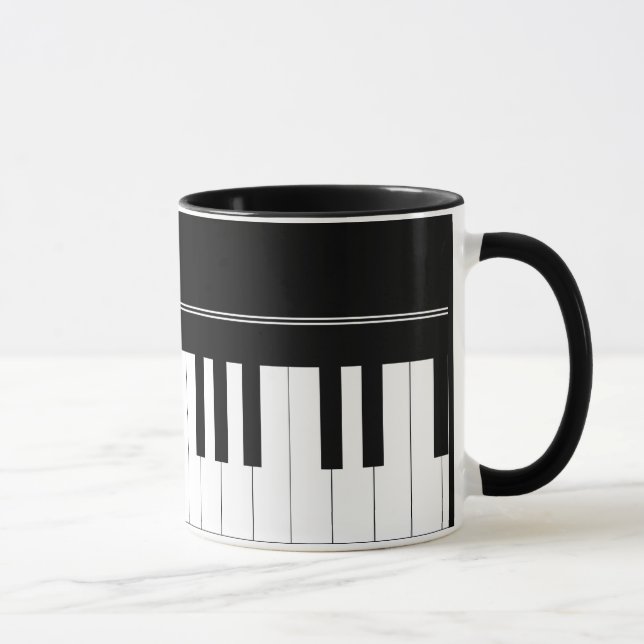 Caneca Teclado de piano (Direita)