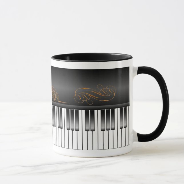 Caneca Teclado de piano (Direita)