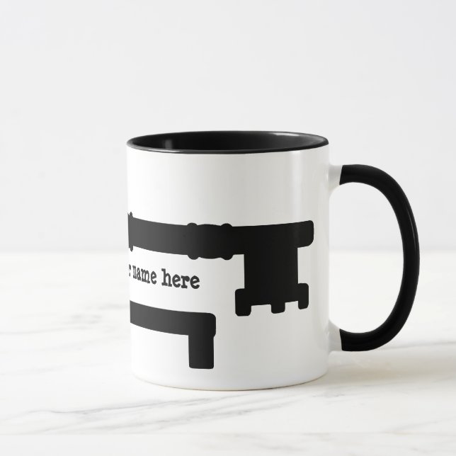 Caneca Teclas antigas bonitinhas (Direita)