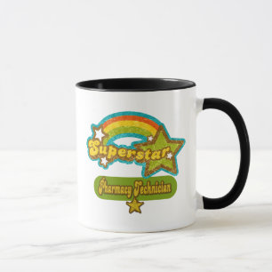 Caneca Técnico da farmácia da estrela mundial