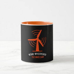 Caneca Técnico de Serviço de Turbina Eólica
