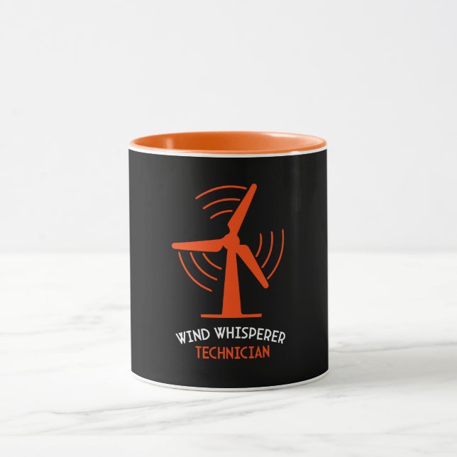 Caneca Técnico de Serviço de Turbina Eólica (Centro)