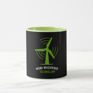 Caneca Técnico de Serviço de Turbina Eólica