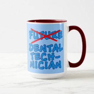 Caneca Técnico dental já não futuro