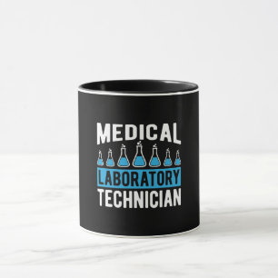 Caneca Técnicos do Laboratório Médico de Laboratório de T