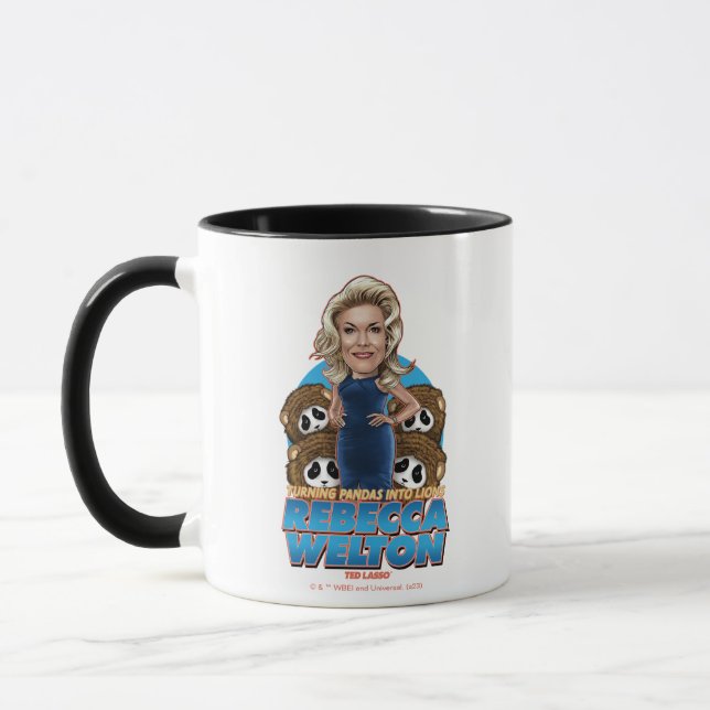 Caneca Ted Lasso | Rebecca Welton Bobblehead (Esquerda)