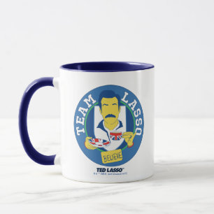 Caneca Ted Lasso   Team Lasso Tea Iconic Avatar