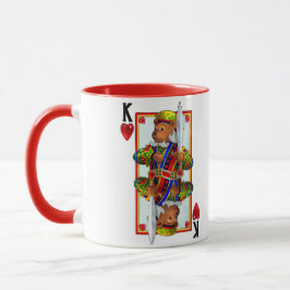 Caneca Teddy Bear King of Hearts